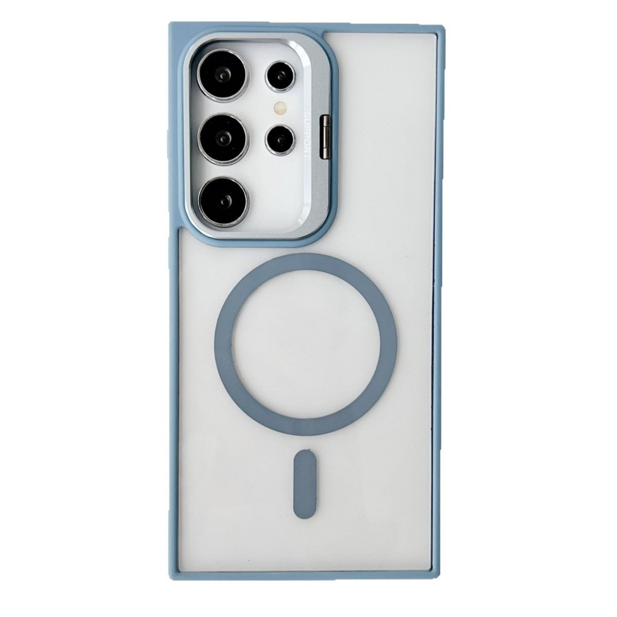 Magnetic Acrylic Phone Case with Metal Lens Bracket for Samsung