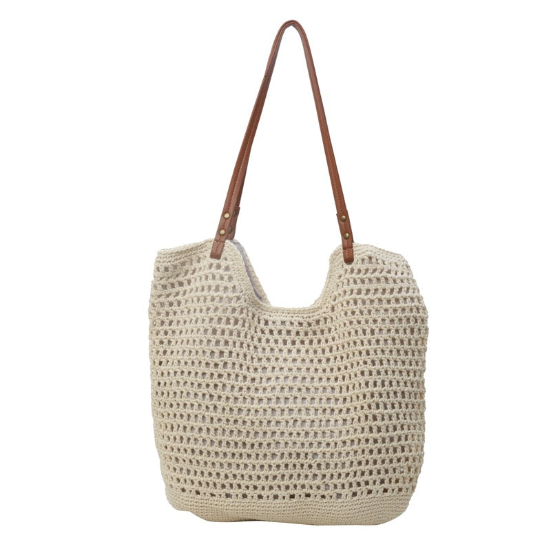 Summer Women Casual Beach Woven Tote Bag