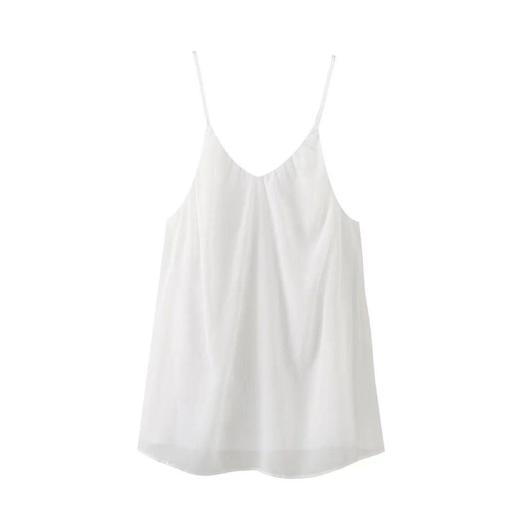 Women Fashion Sexy Vacation Pleated Backless Dress