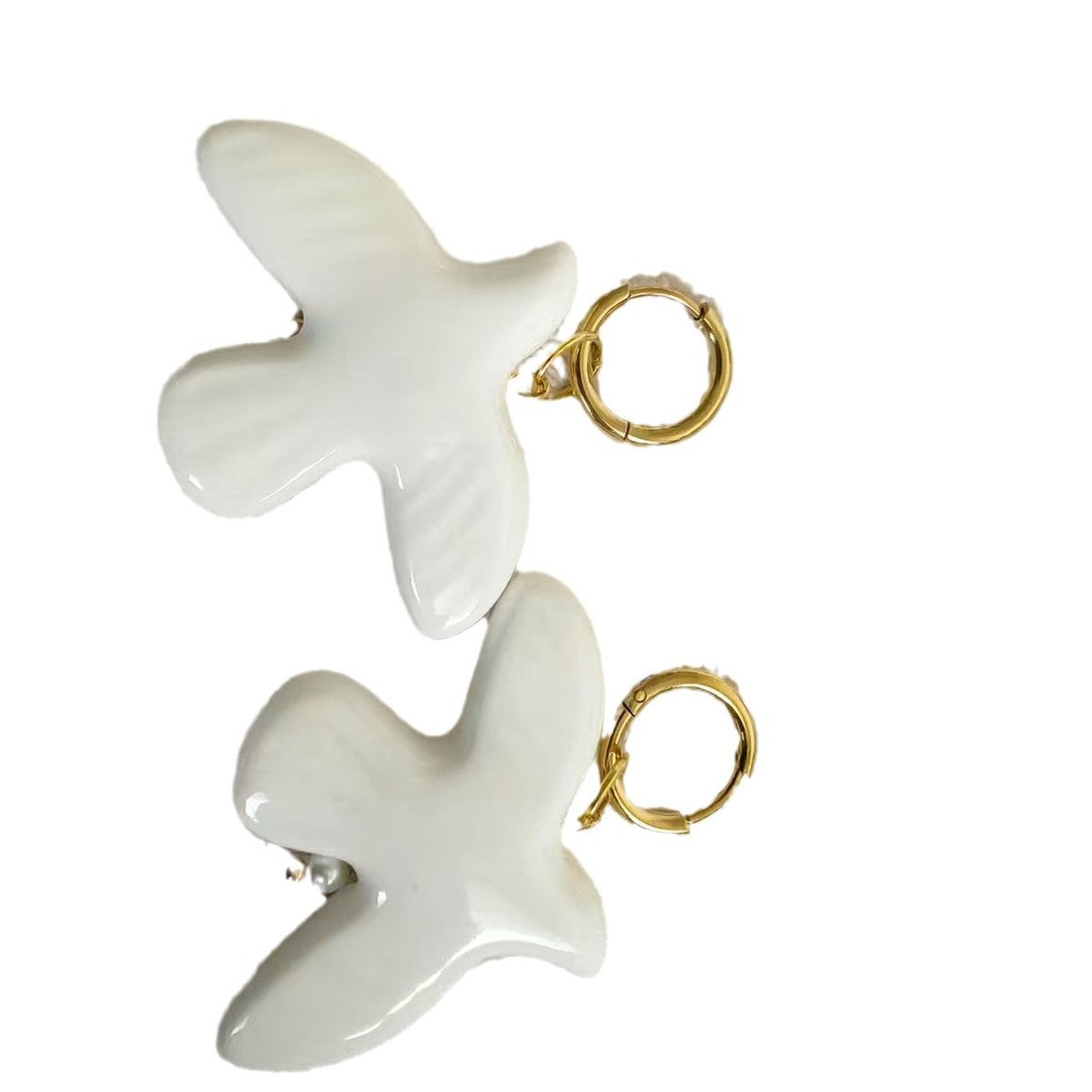 Women Fashion Pigeon Bird Pendant Earrings
