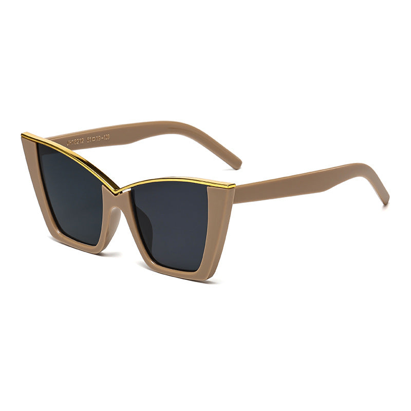 Gafas de sol laterales de metal de hip hop personalizadas con marco de PC