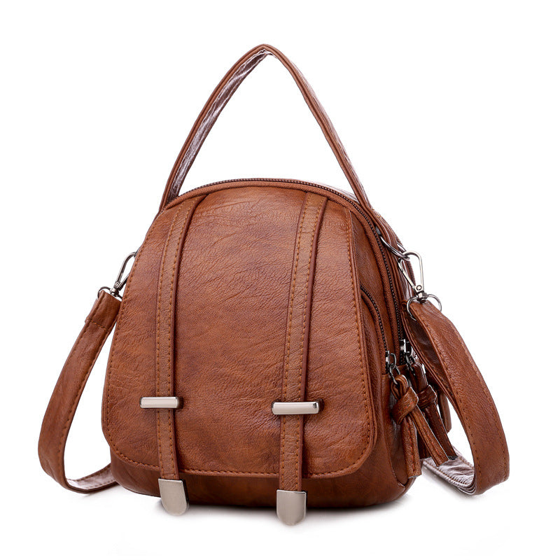 Women Vintage Crossbody Bag Made of Soft PU