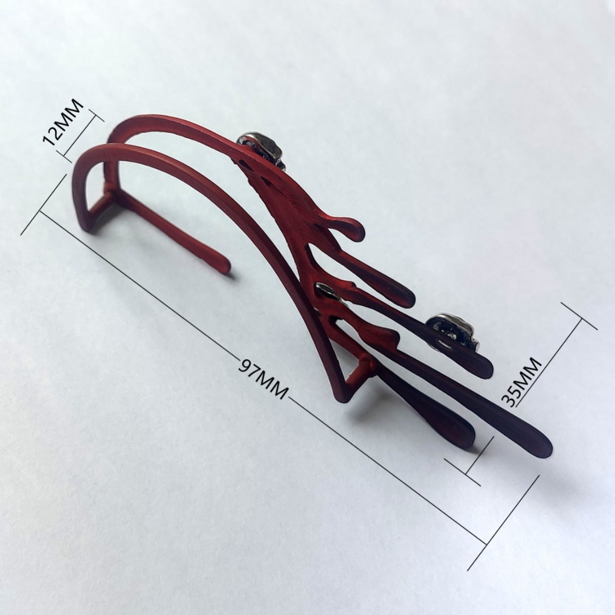 Pendientes exagerados de lava con dibujos de Halloween