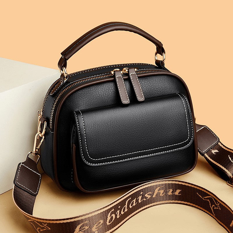 Women Casual Round Crossbody Bag in PU Urban Style