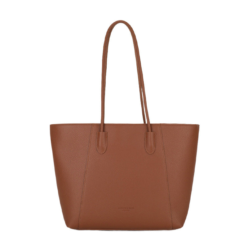 Bolso de mano vintage sencillo de gran capacidad
