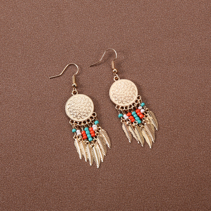 Bohemian Ethnic Style Retro Tassel Earrings
