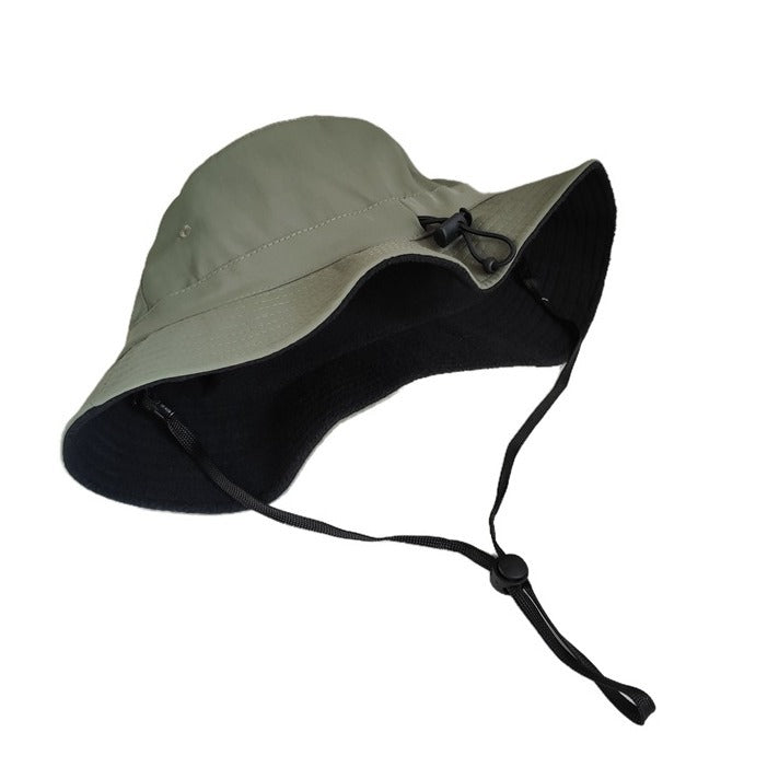 Women Fashion Solid Color Plush Deepened Bucket Hat