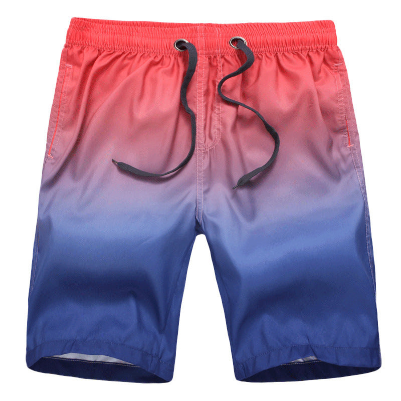 Bañador informal con cordón ajustable y degradado para hombre