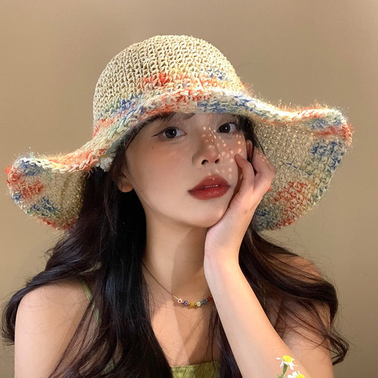 Sombrero de sol de playa para vacaciones de verano para mujer
