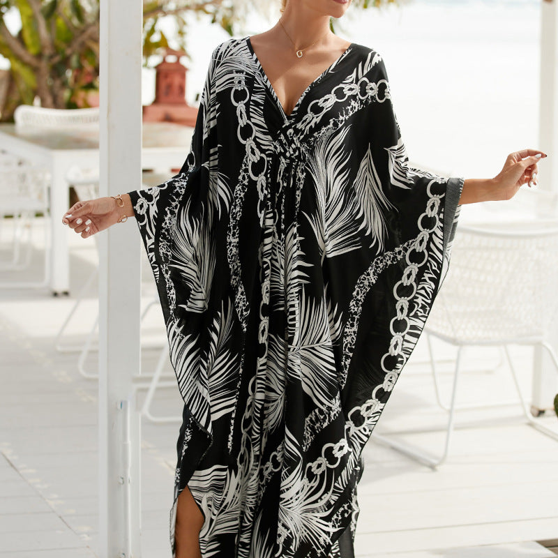 Vestido playero informal para vacaciones de verano