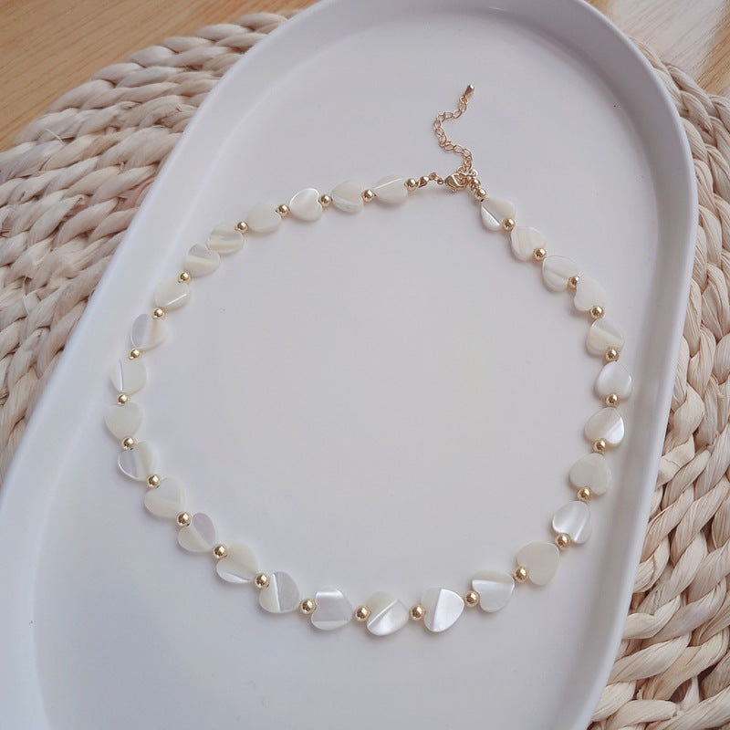 Collar de cuentas hecho a mano de estilo étnico bohemio