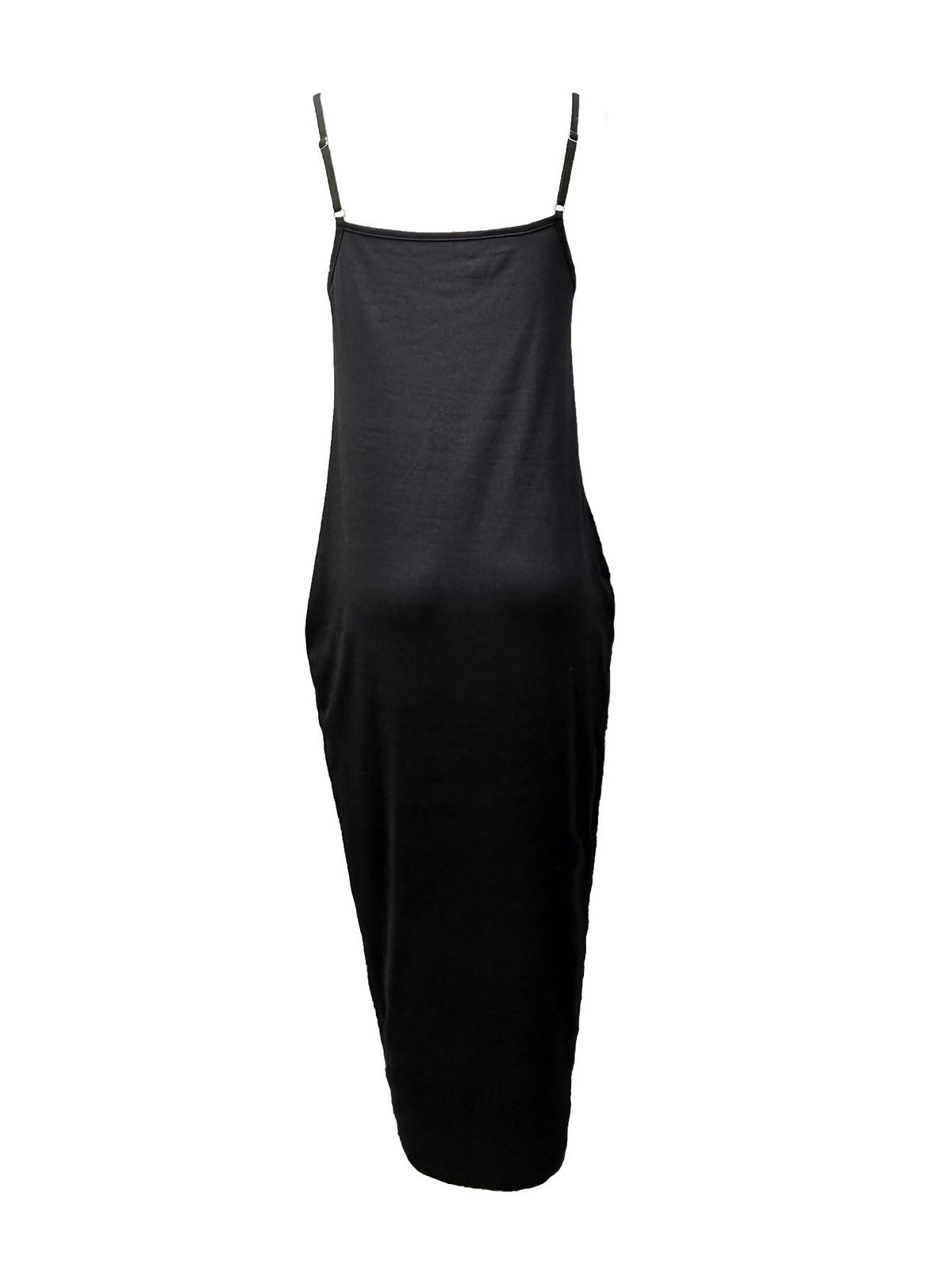 Women Casual Solid Color Sling Dress in Milk Fiber