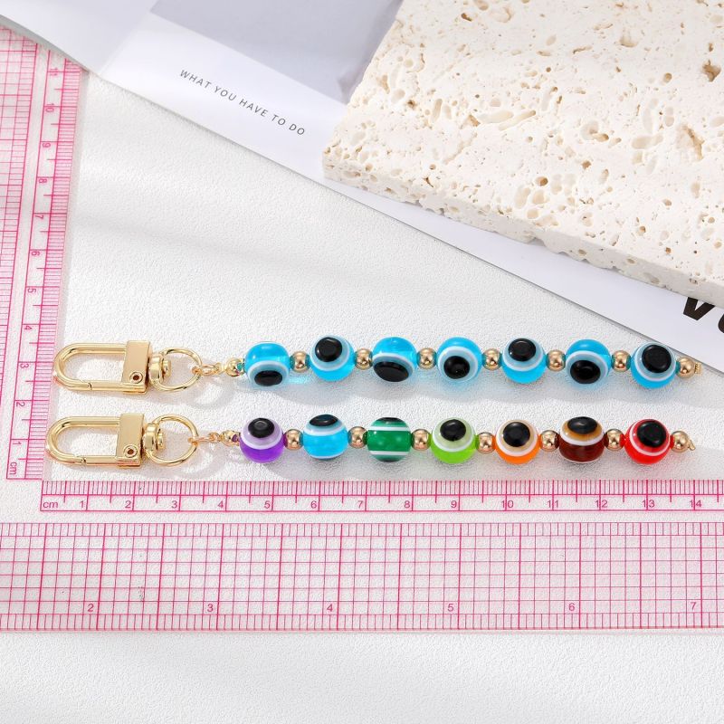 Women Fashion Creative Devil Eye Pendant Keychain