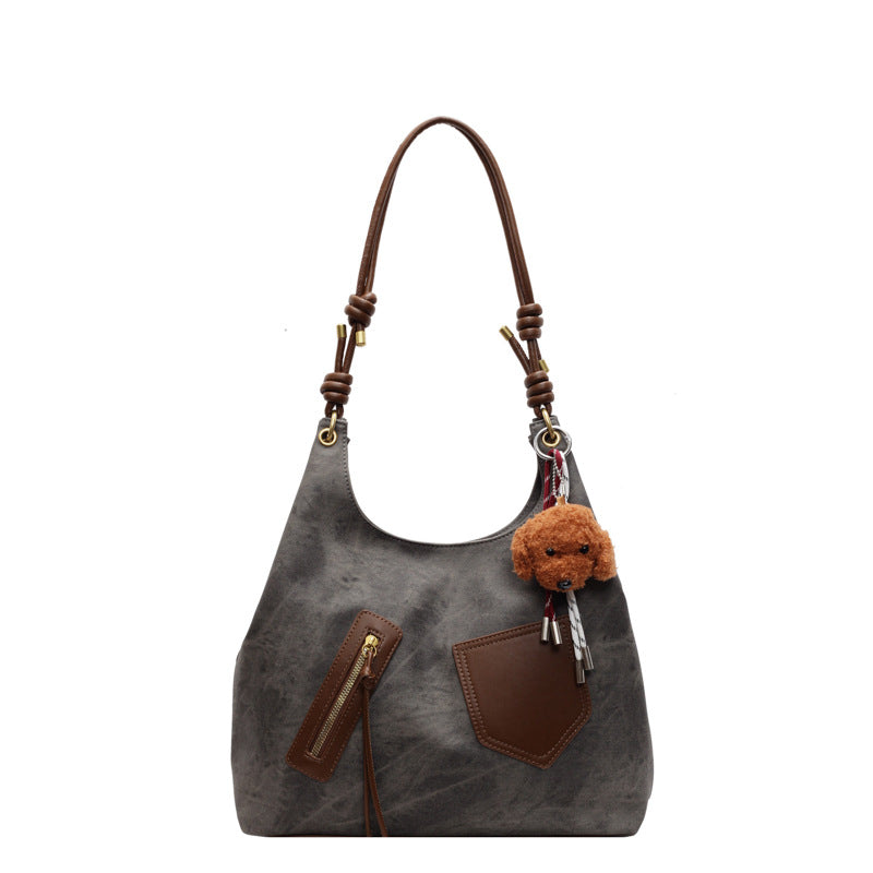 Women Fashion Casual Retro Large Capacity Tote Bag