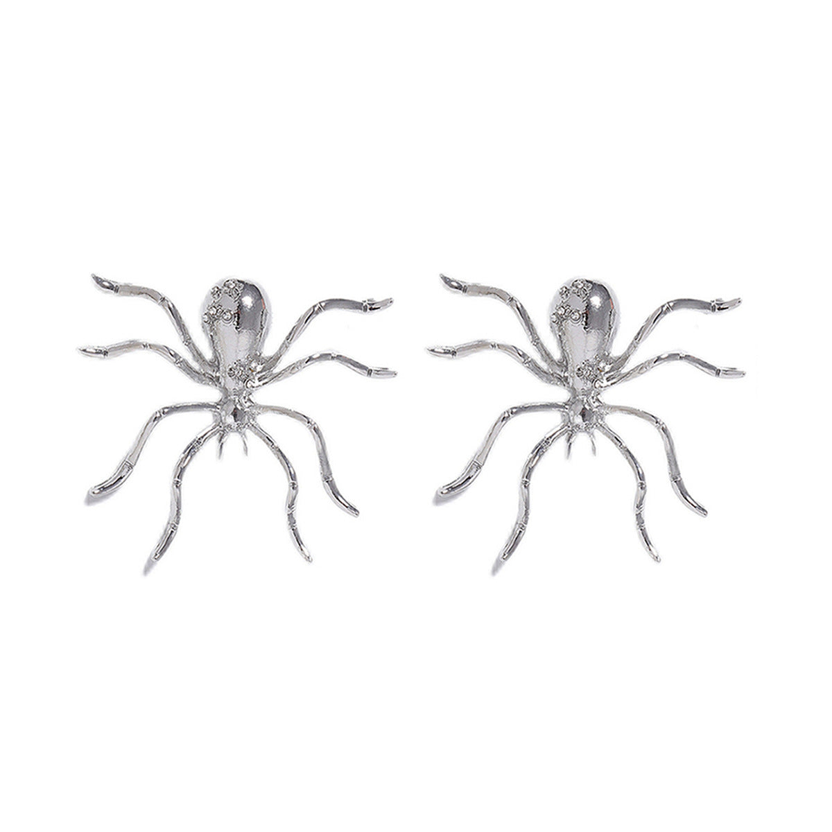 Women Fashion Exaggerated Alloy Spider Earrings