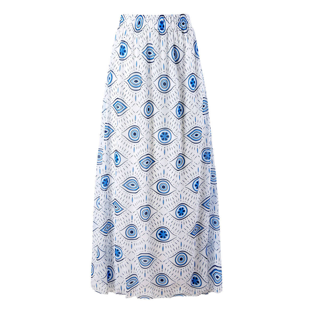 Traje de baño sexy de tres piezas con diseño de ojo malvado para mujer