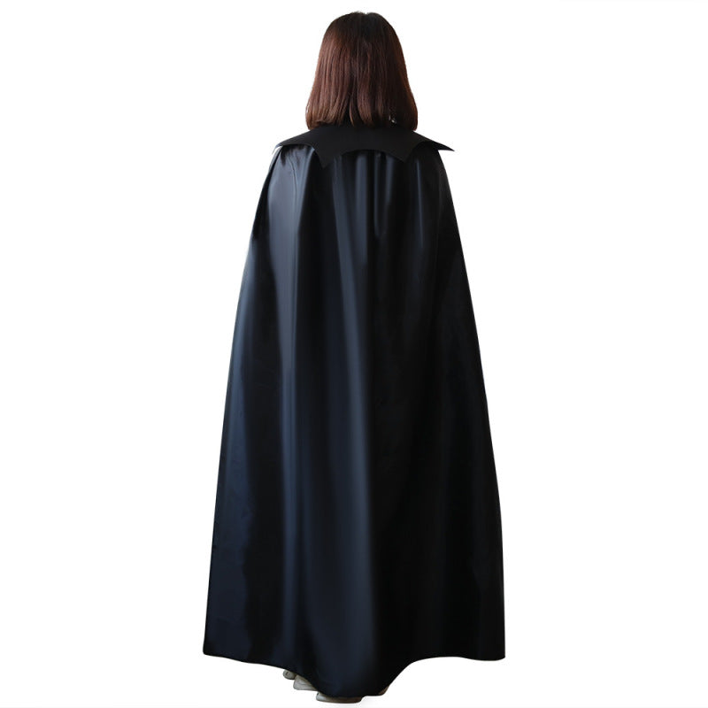 Disfraz de Halloween para adultos, trapeando el suelo, capa de la muerte, maquillaje, accesorios