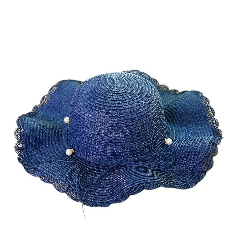 Beach Holiday Straw Sun Hat Small Dome Style