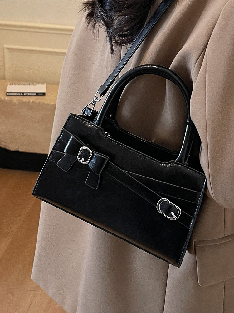Bolso bandolera cuadrado pequeño de PU para mujer