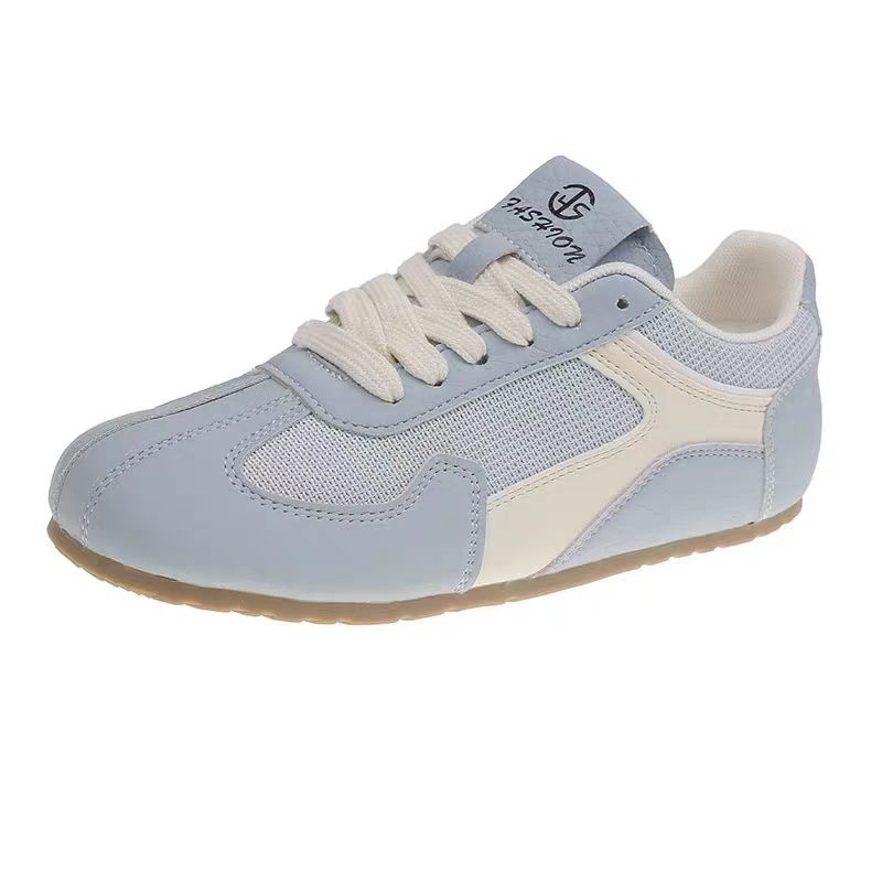 Women Casual Colorblock Sneakers Flat Sole Pullover