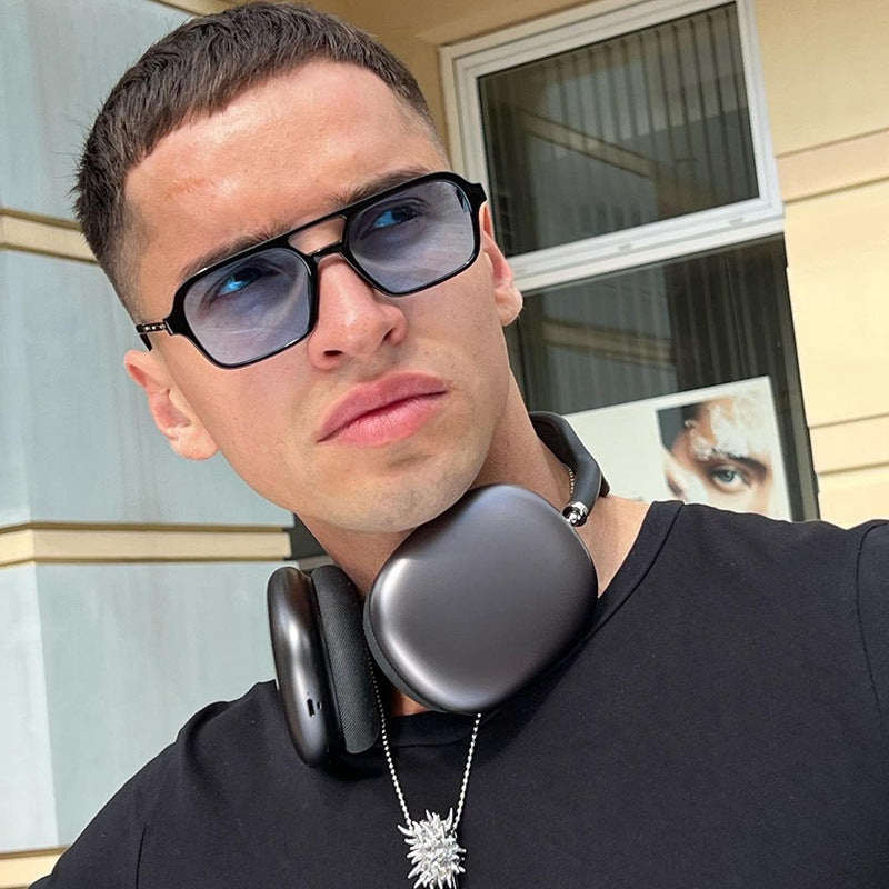 Gafas de sol estilo aviador retro de doble haz