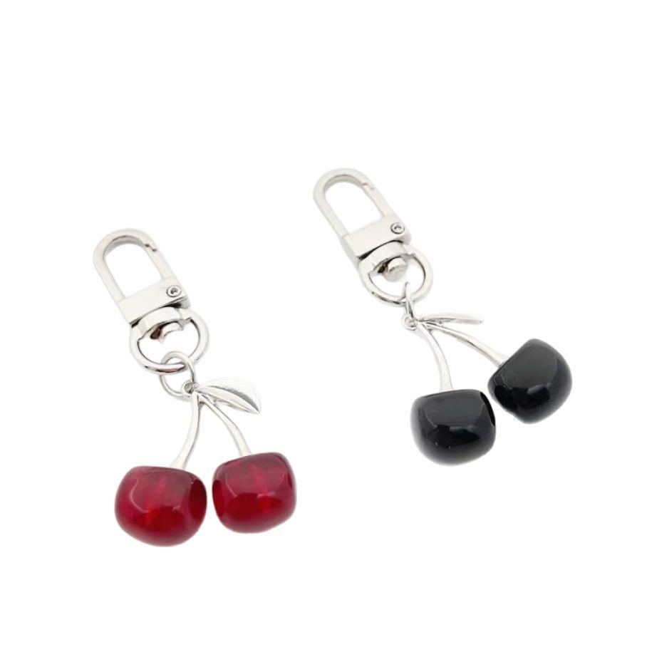 Creative Alloy Cherry Key Chain Fruit Bag Pendant