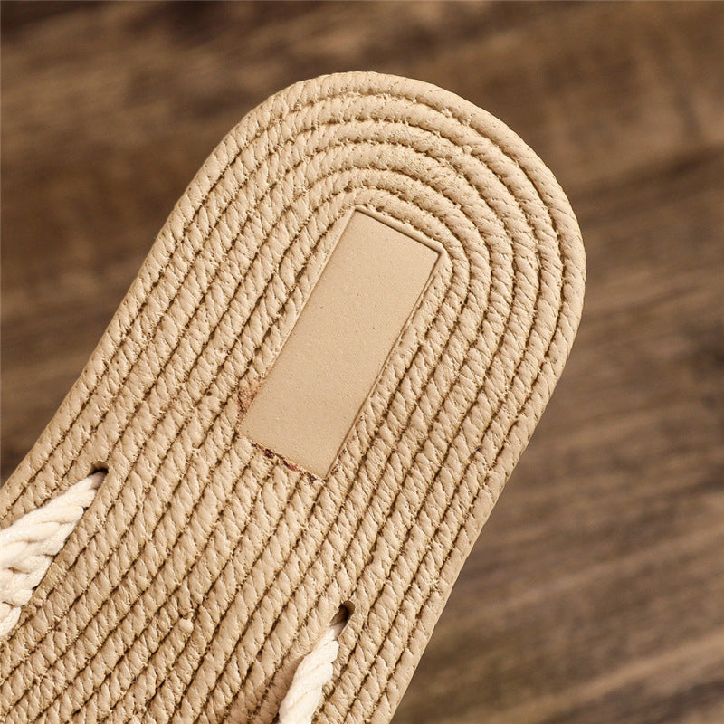 Chanclas casuales de playa de talla grande para mujer de moda de verano