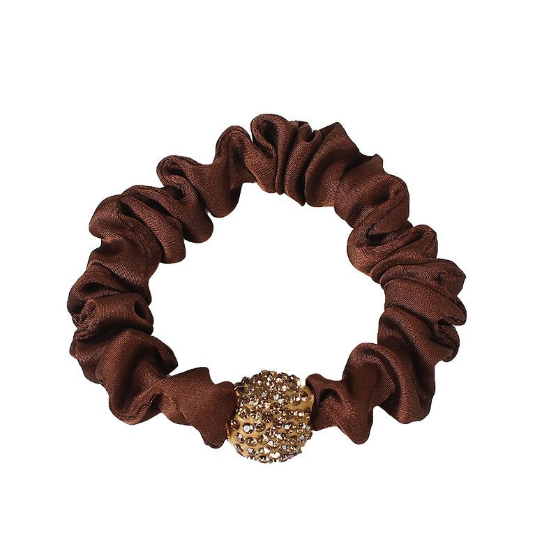 Women Fashion High Elastic Rhinestone Hair Rope