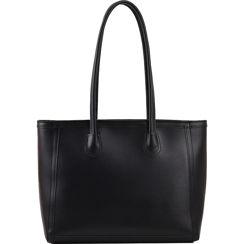 Sac fourre-tout décontracté de grande capacité pour femme, couleur unie