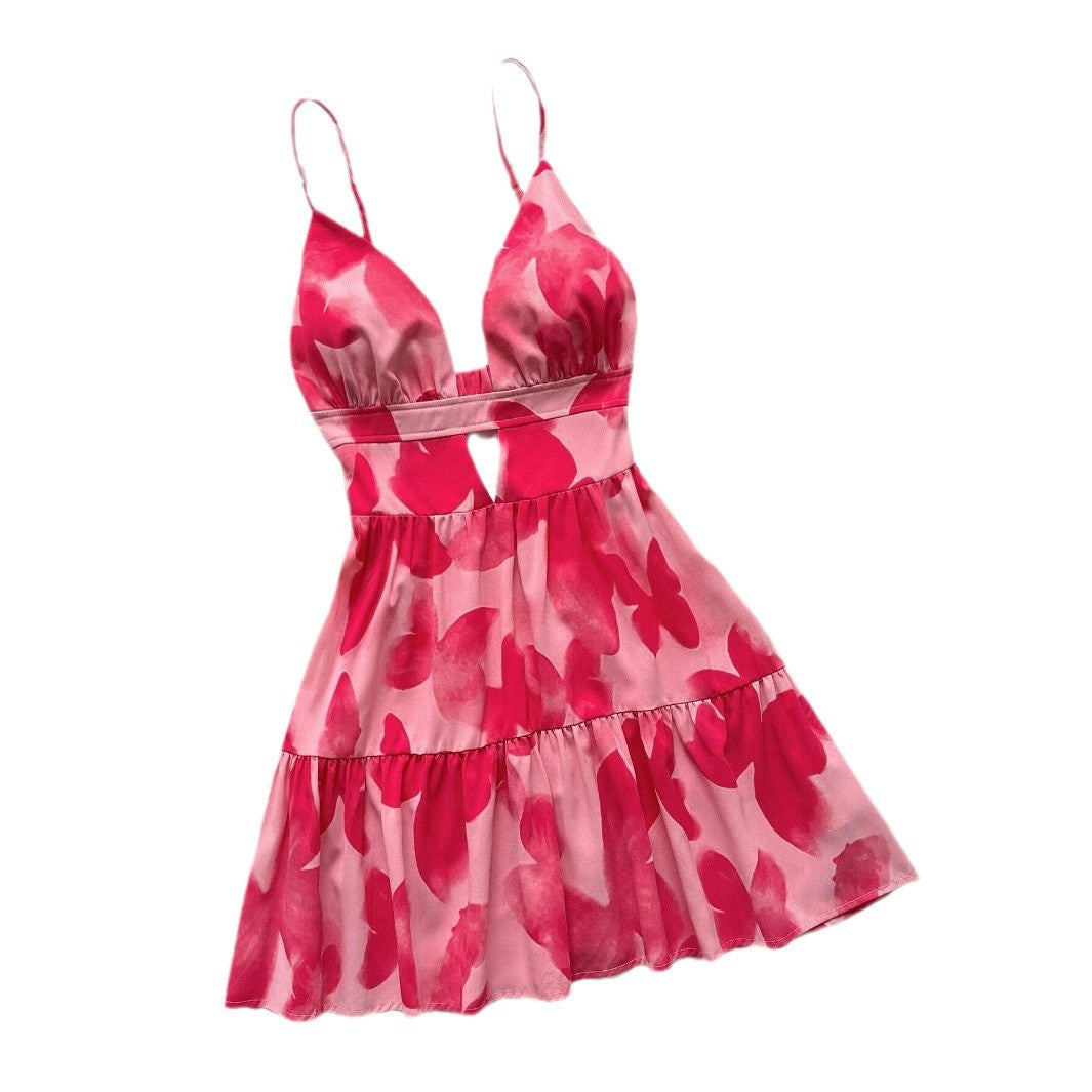 Traje de baño sin mangas de leopardo sexy de moda para mujer