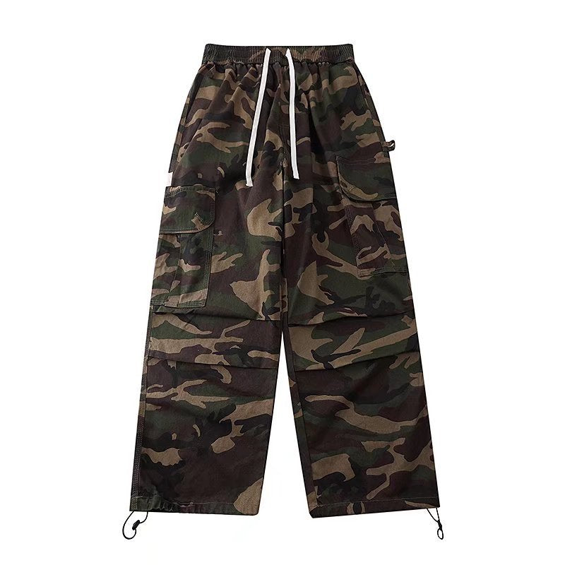 Men Fashion Casual Camouflage Cotton Blend Pants