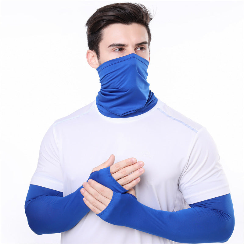 Conjunto de bufanda mágica de verano unisex para ciclismo con protección solar