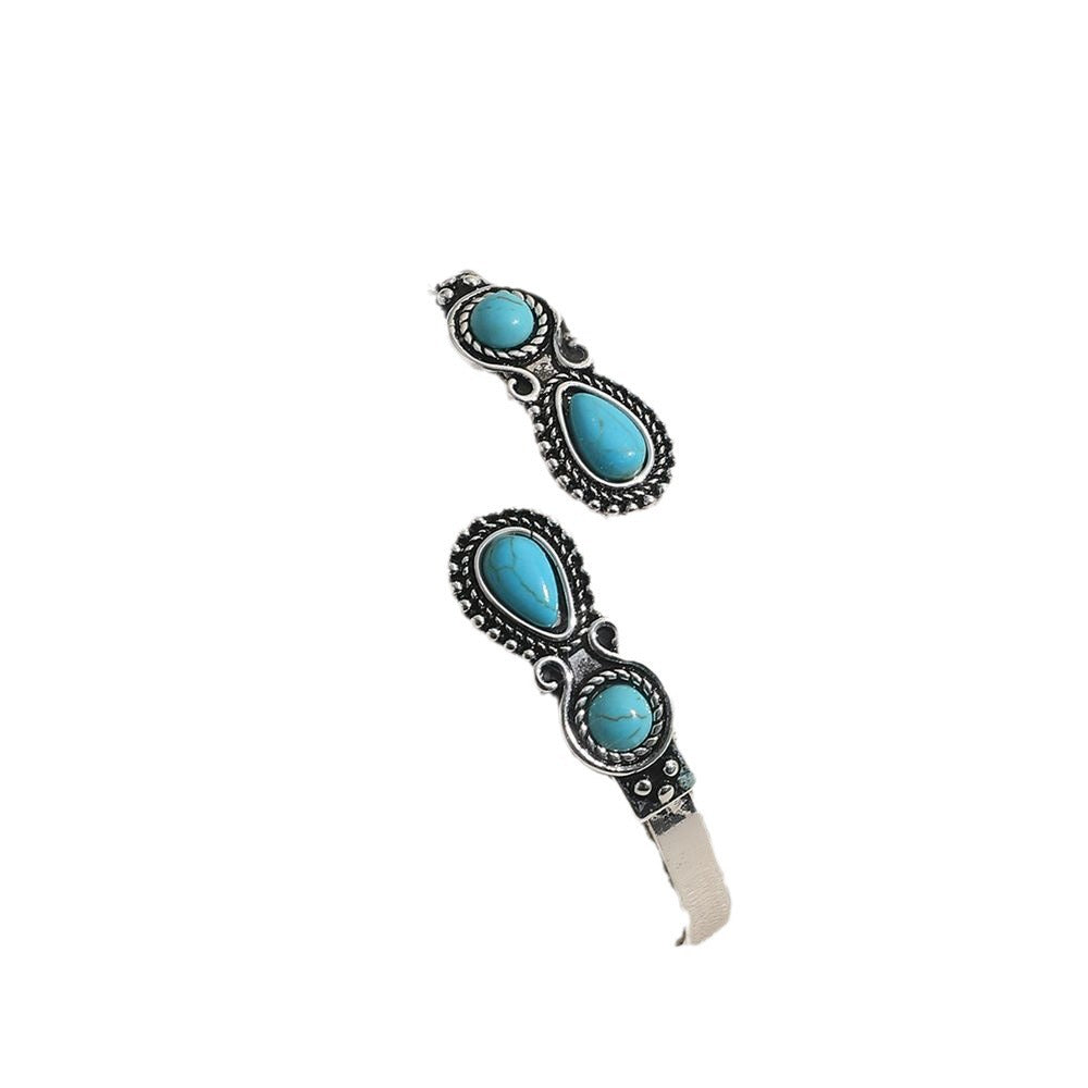 Pulsera étnica bohemia vintage de turquesa