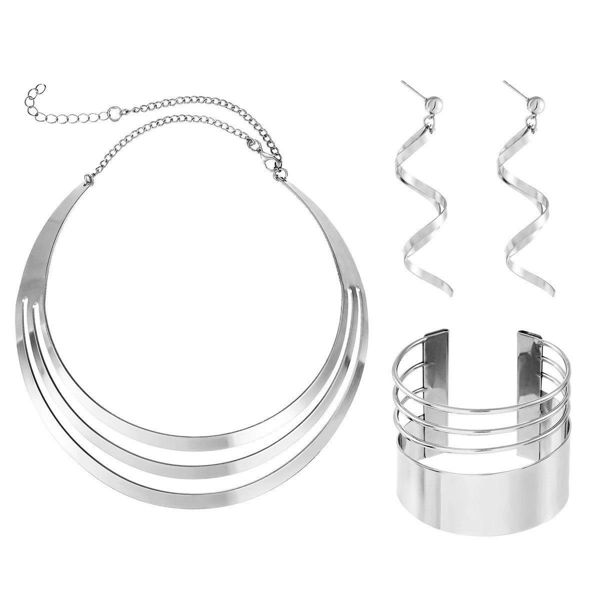 Conjunto de joyas de metal personalizadas de moda