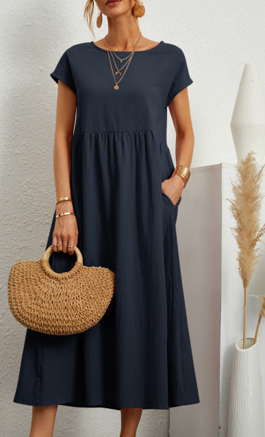 Summer Vintage Fashion Casual Women's Dress