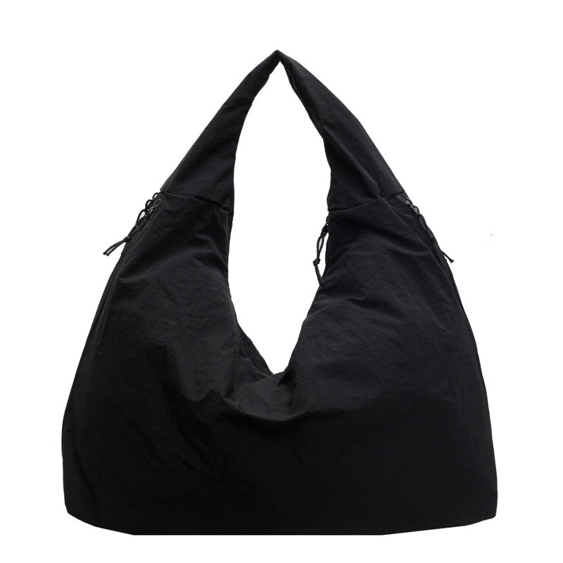 Fashion Casual Solid Color Canvas Shoulder Bag