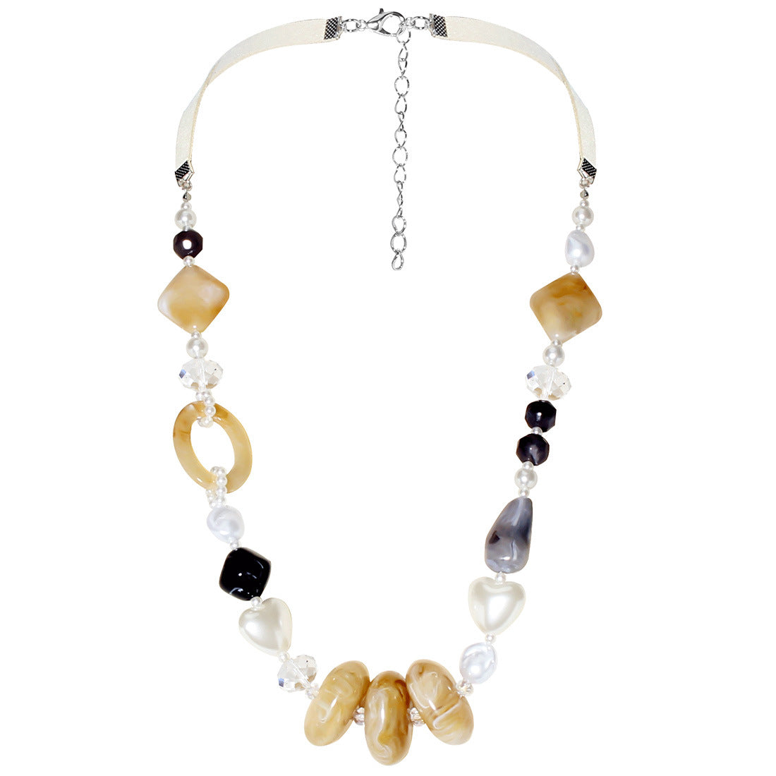 Collar largo geométrico vintage de moda para mujer