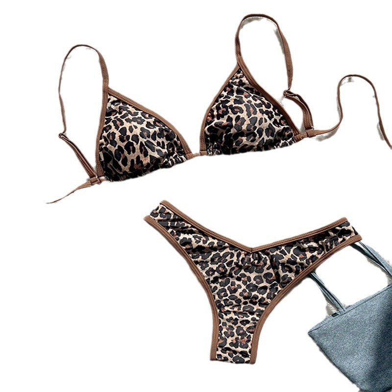 Bikini léopard sexy pour femme