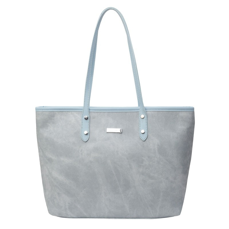 Fashion Large Capacity Women Tote Bag in PU Material