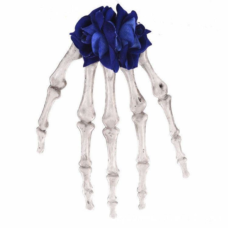 Pince à cheveux en forme de main de squelette pour femme, accessoire humoristique et exagéré pour Halloween