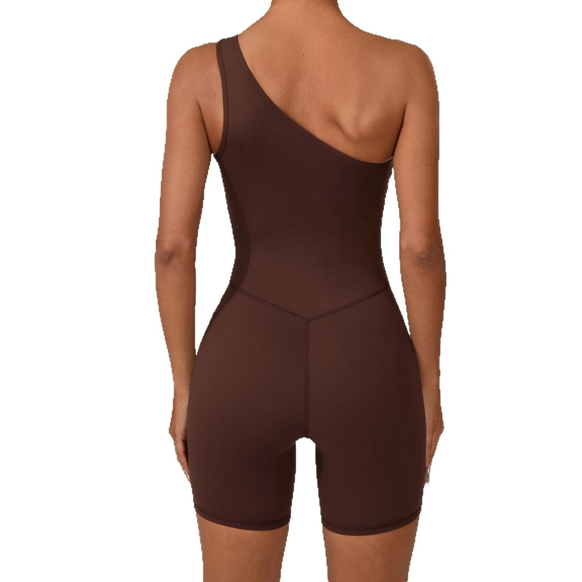 Women Yoga Solid Shoulder Sports Rompers