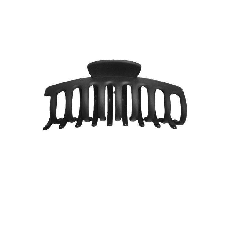 Simple Solid Color Grip Clip for Hair Styling