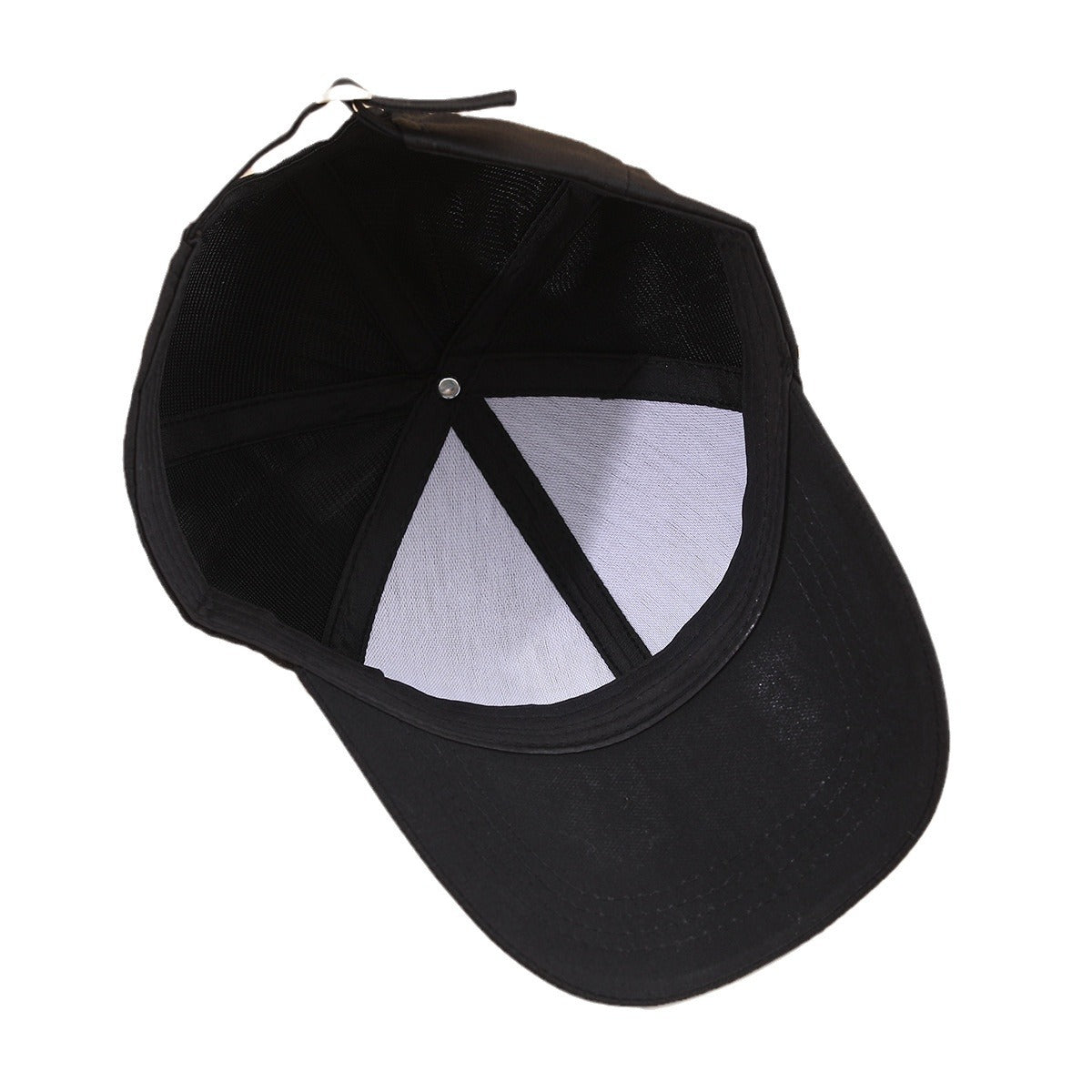 Gorra de béisbol con parasol y diamantes de imitación de color liso para mujer