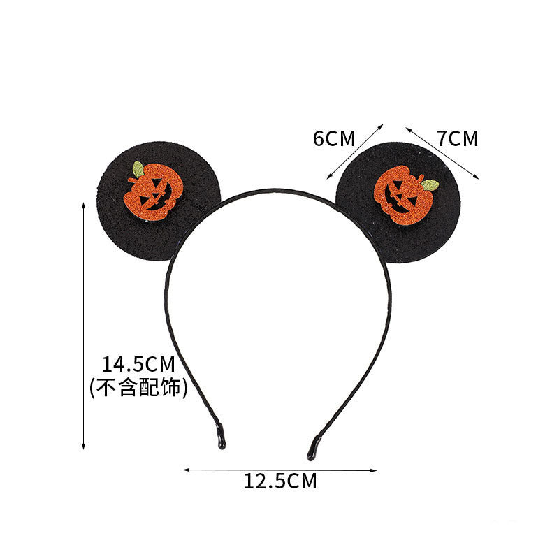 Bandeau de crâne effrayant pour Halloween, décoration de festival fantôme