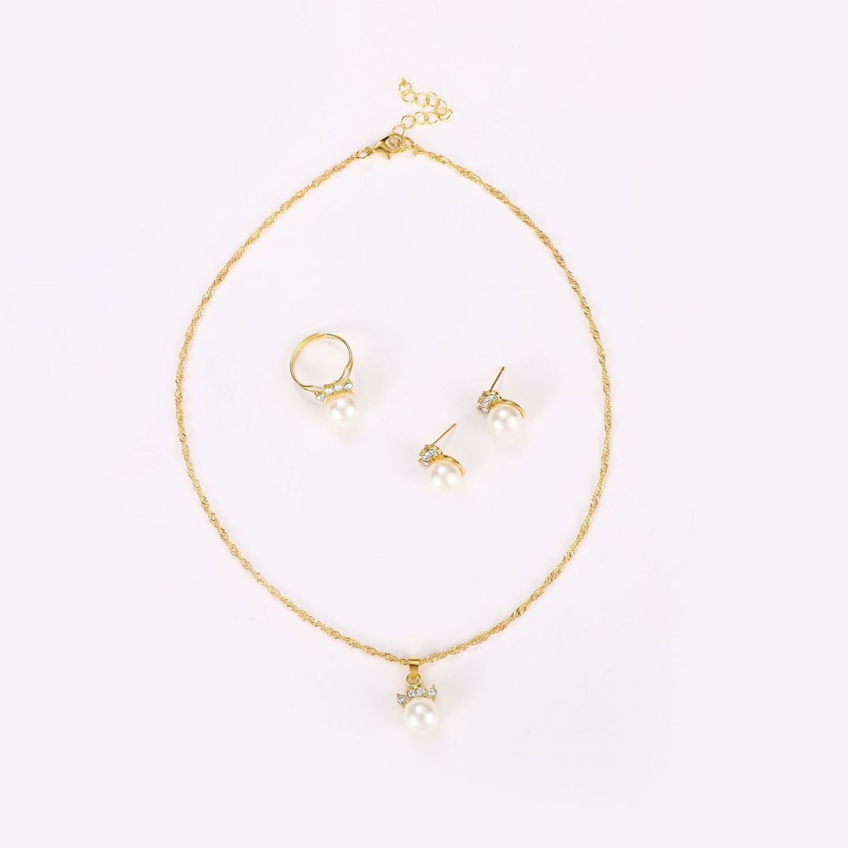 Women Fashion Imitation Pearl Jewelry Set