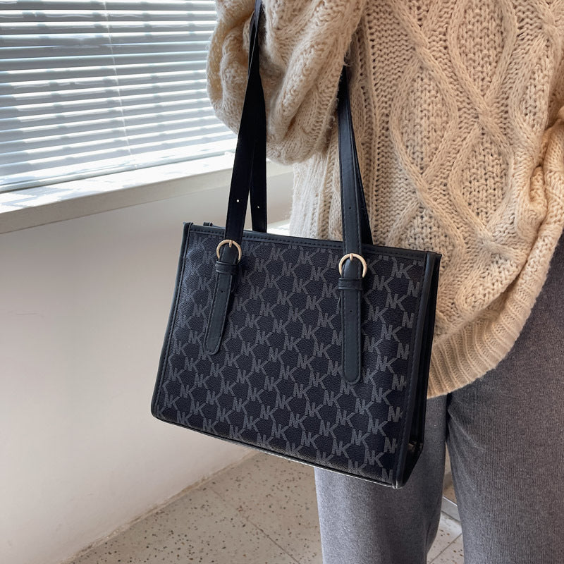Fashion Women Large Capacity Letter Printed Tote Bag