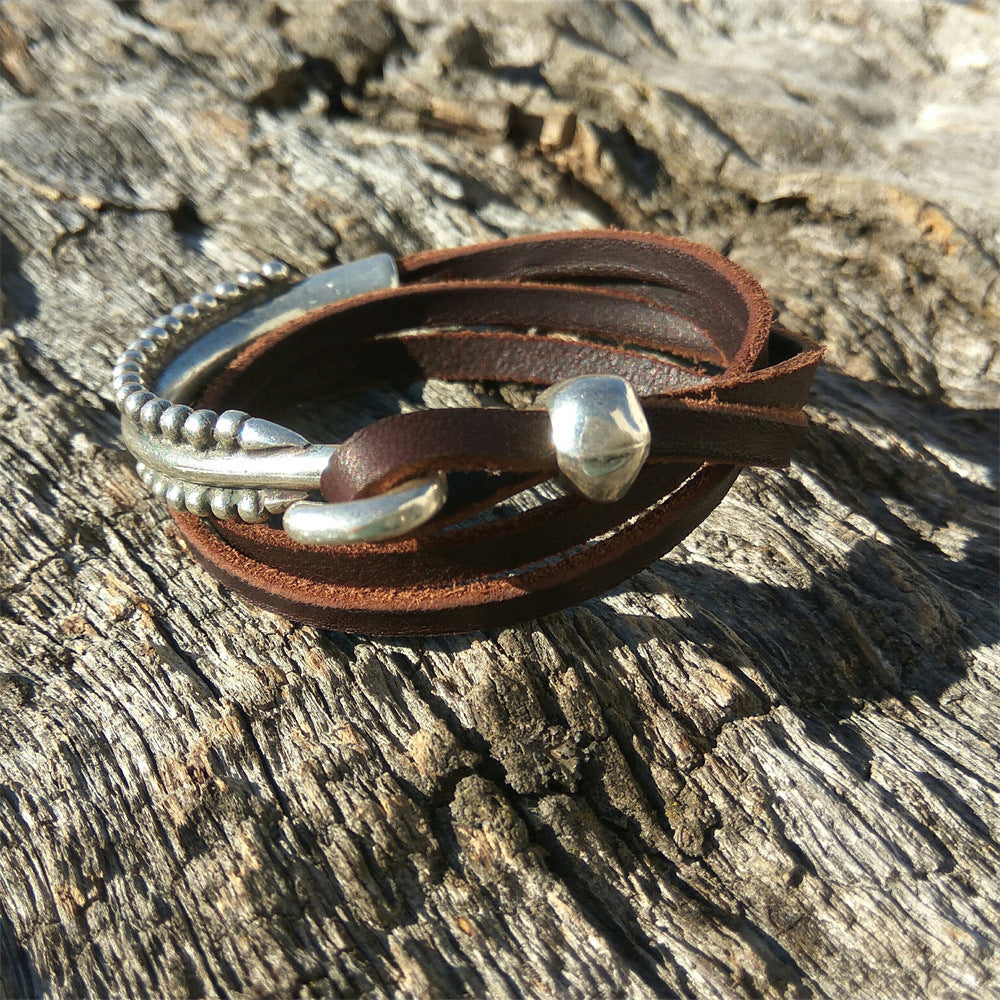Bohemian Women Fashion Leather Bracelet
