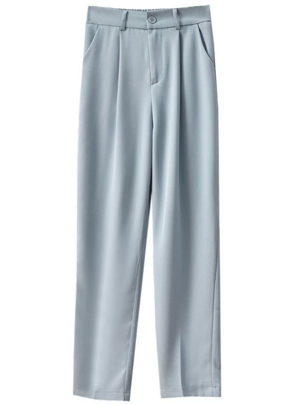 Women High Waist Loose Straight Wide Leg Pants