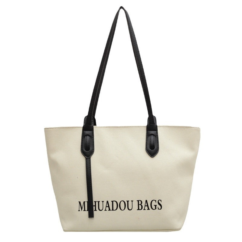 Bolso de mano informal de gran capacidad a la moda para mujer