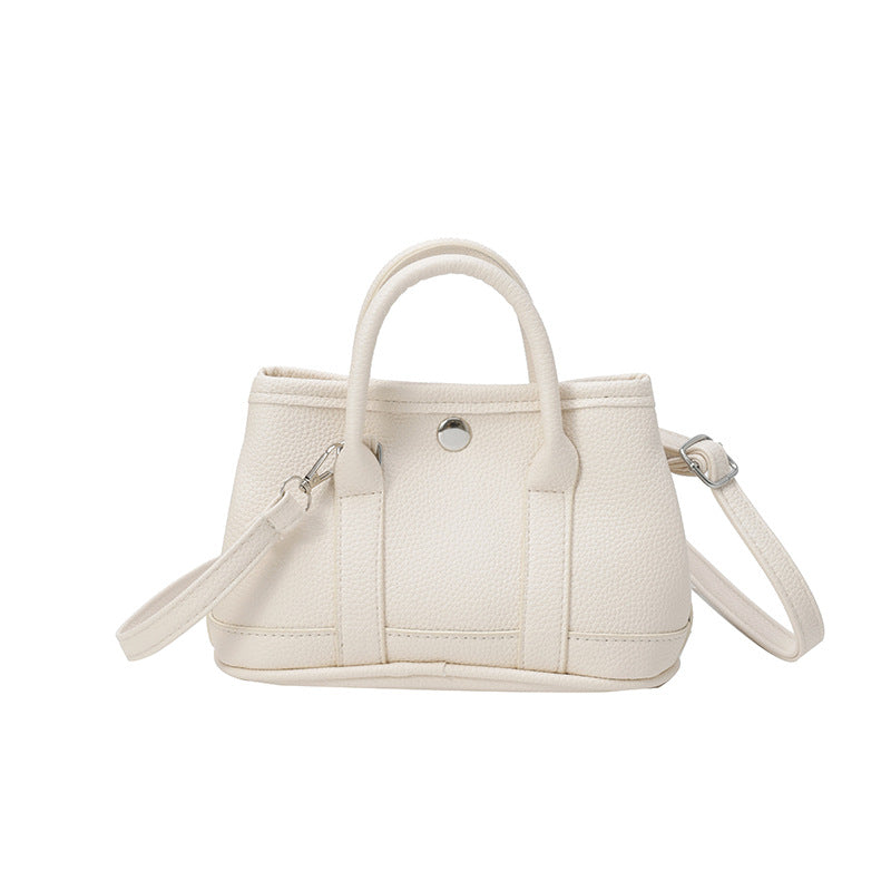 Fashion Simple Solid Color Handbag